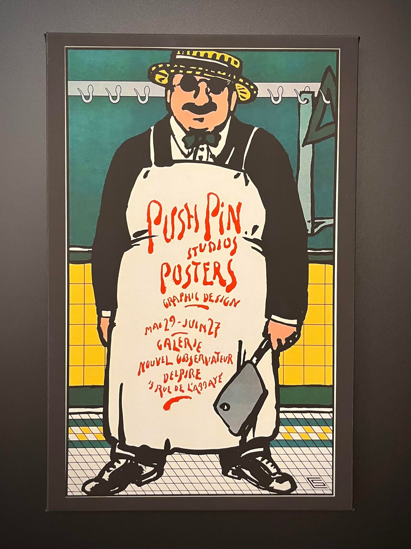 Pushpin Legendary Poster『PUSH PIN BUTCHER.』-128