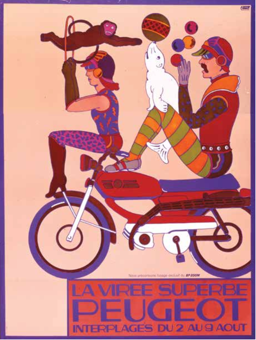 Pushpin Legendary Poster『PEUGEOT BALADE SAUVAGE 』-003