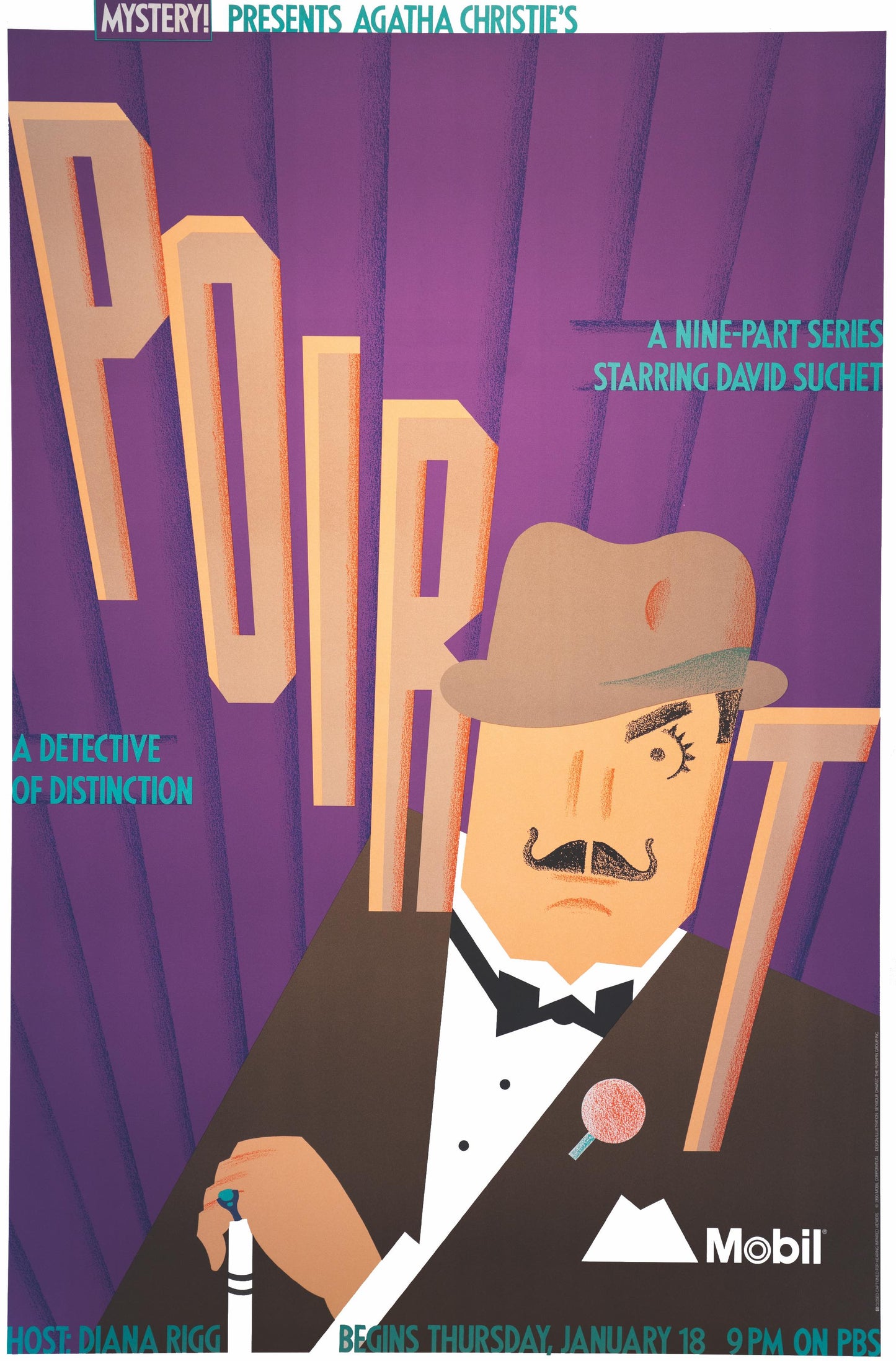 Pushpin Legendary T-Shirts『POIROT』-075