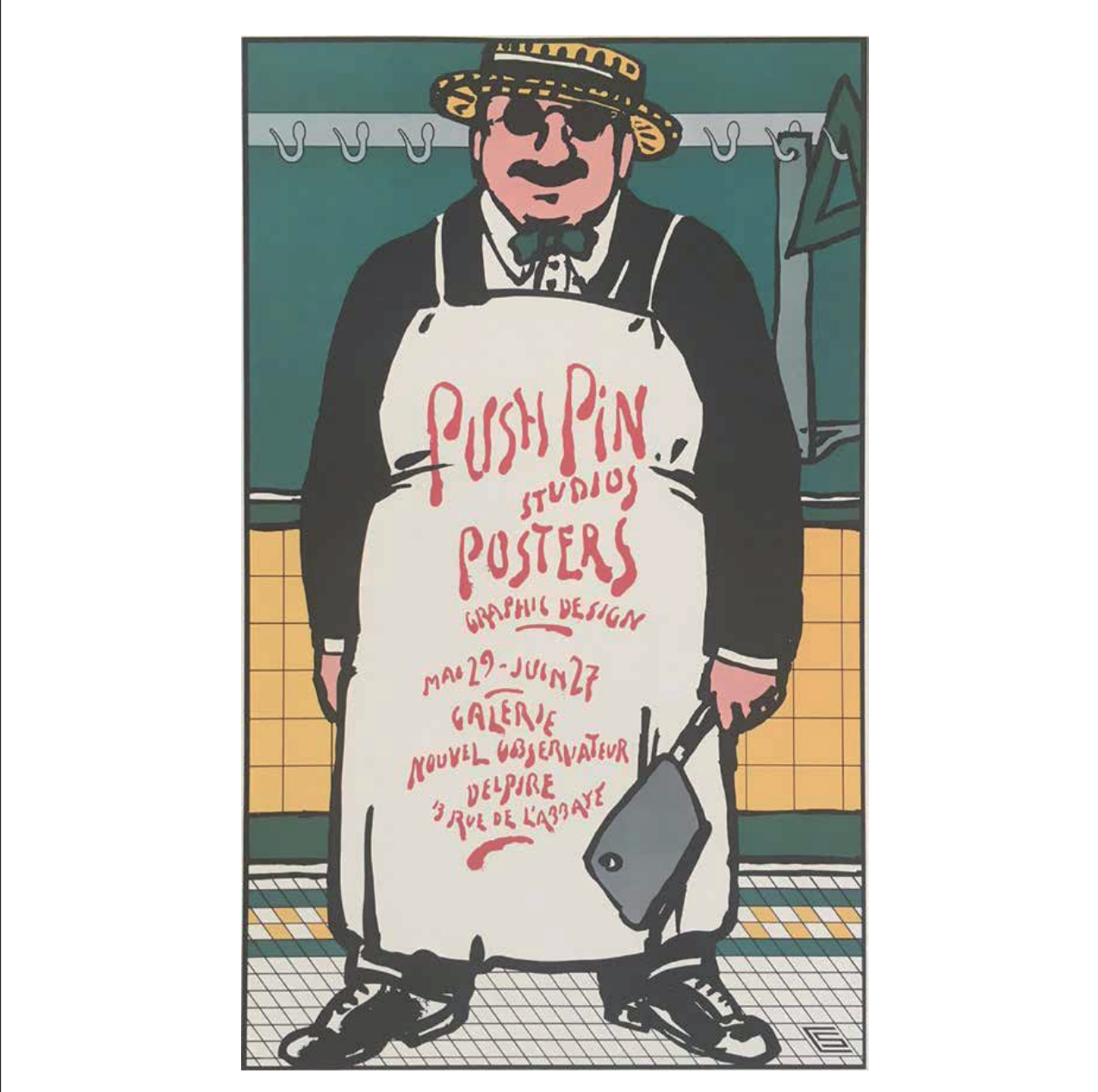 Pushpin Legendary Poster『PUSH PIN BUTCHER.』-128