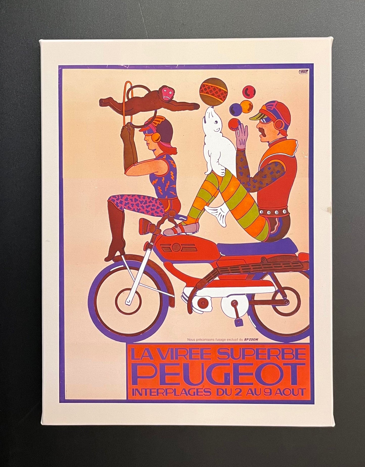 Pushpin Legendary Poster『PEUGEOT BALADE SAUVAGE 』-003