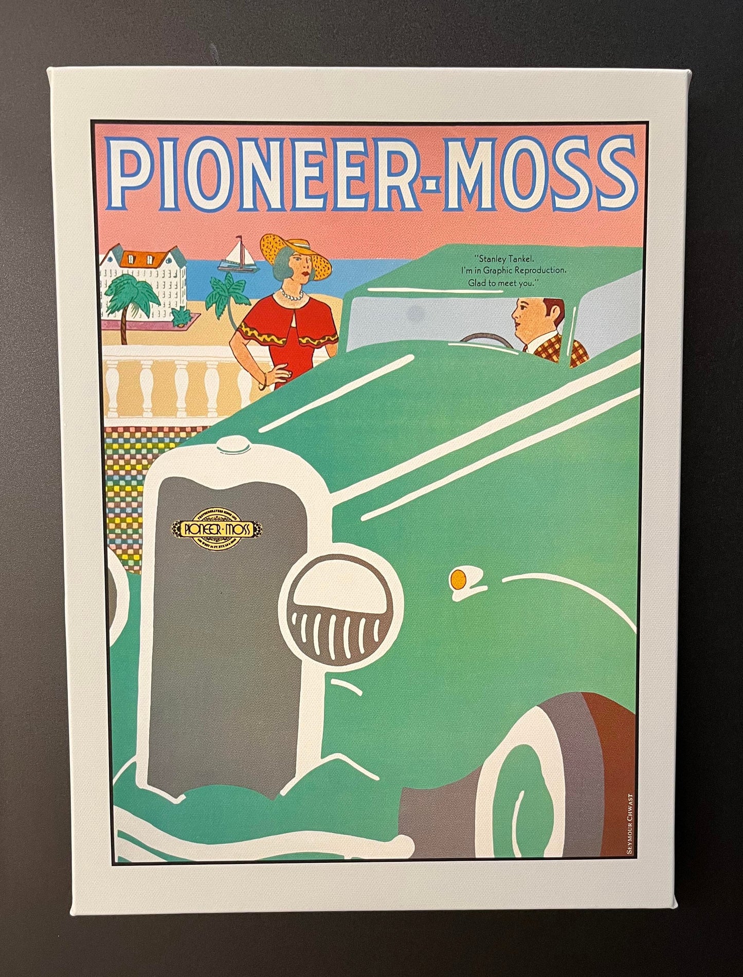 Pushpin Legendary Poster『PIONEER MOSS CAR』-032