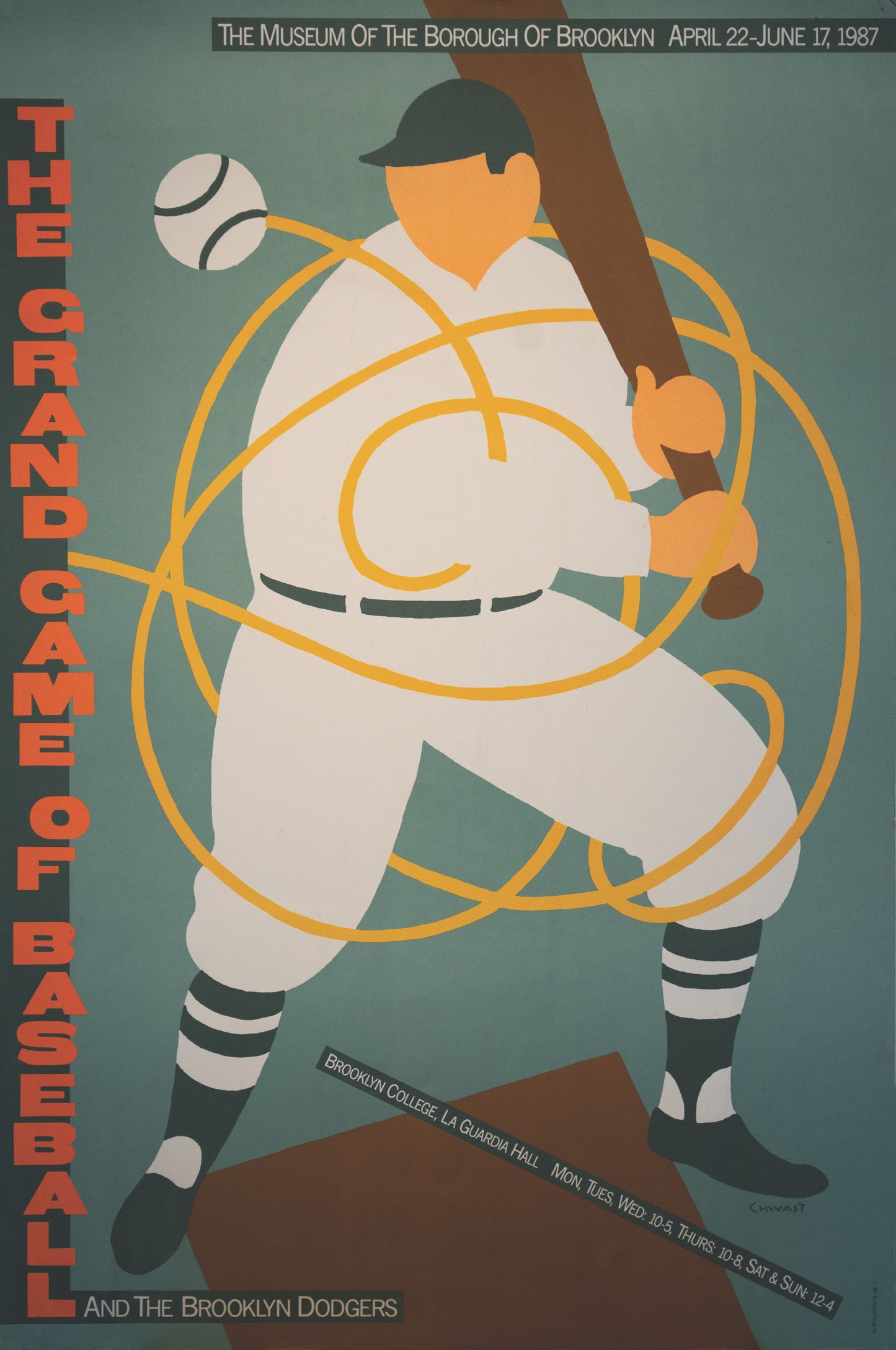 Pushpin Legendary Poster『THE GRAND GAME OF BASEBALL』-120