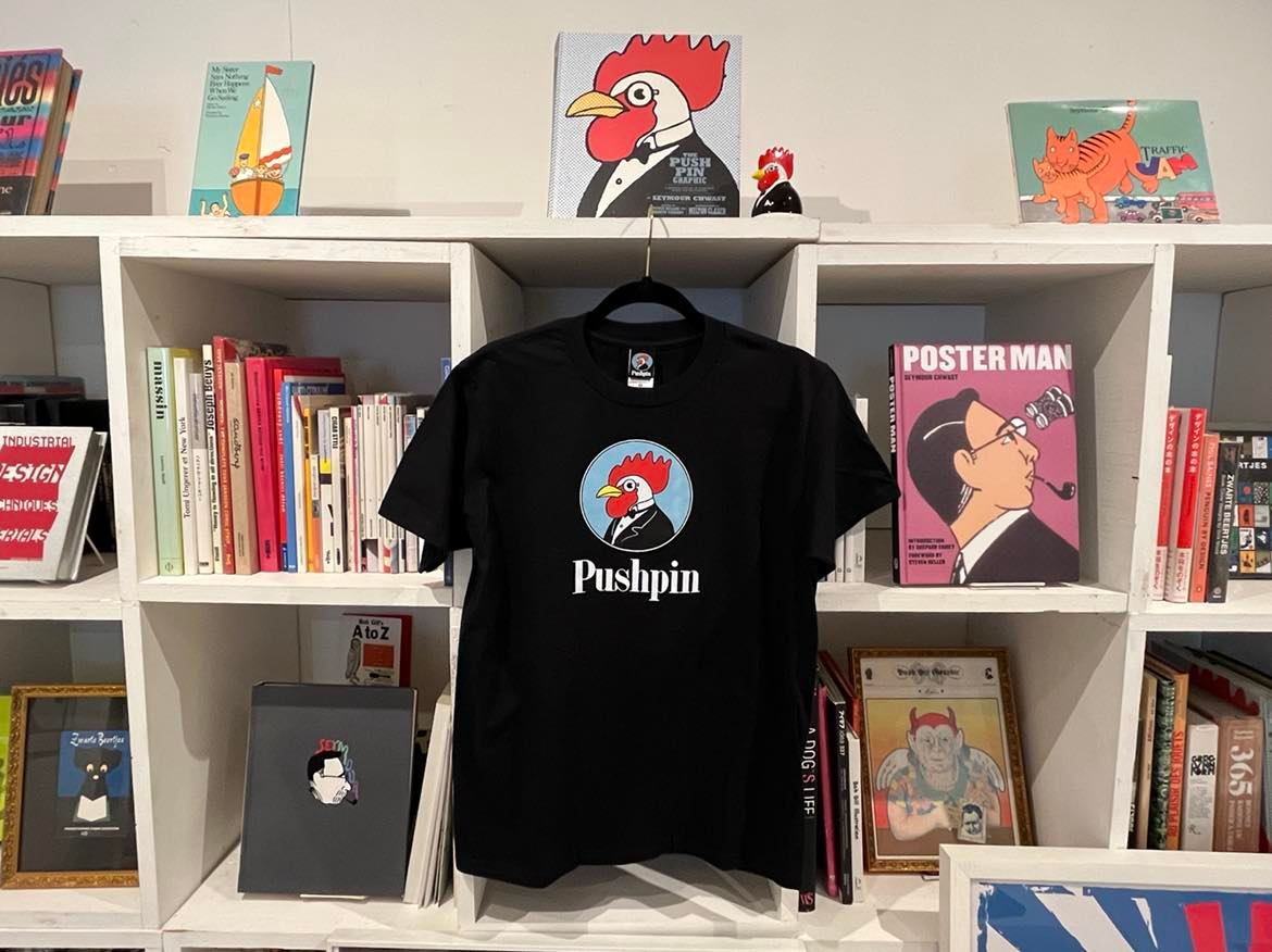Pushpin Legendary T-Shirts『Pushpin Rooster logo for Black』-b002