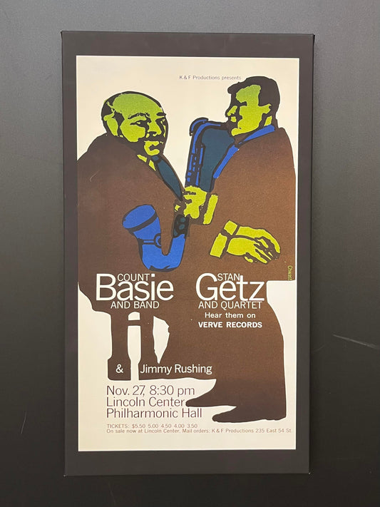Pushpin Legendary Poster『BASIE GETZ』-072