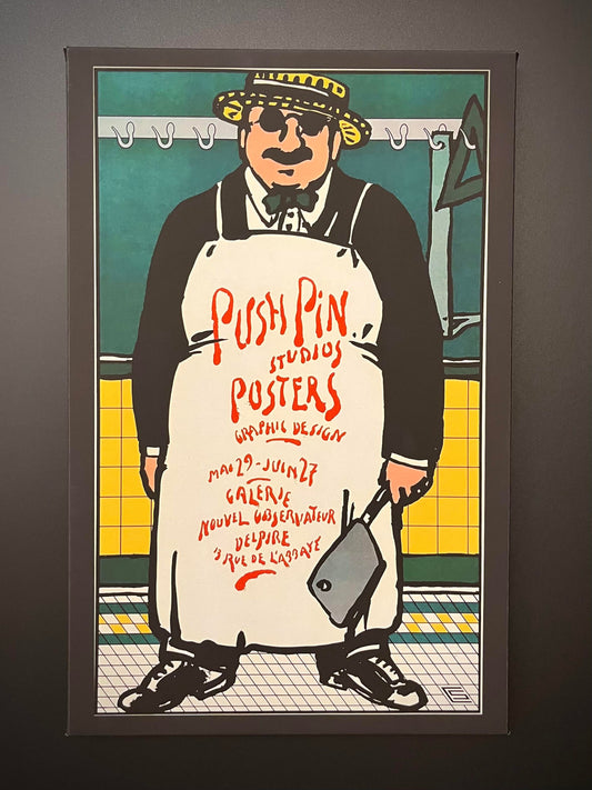 Pushpin Legendary Poster『PUSH PIN BUTCHER.』-128