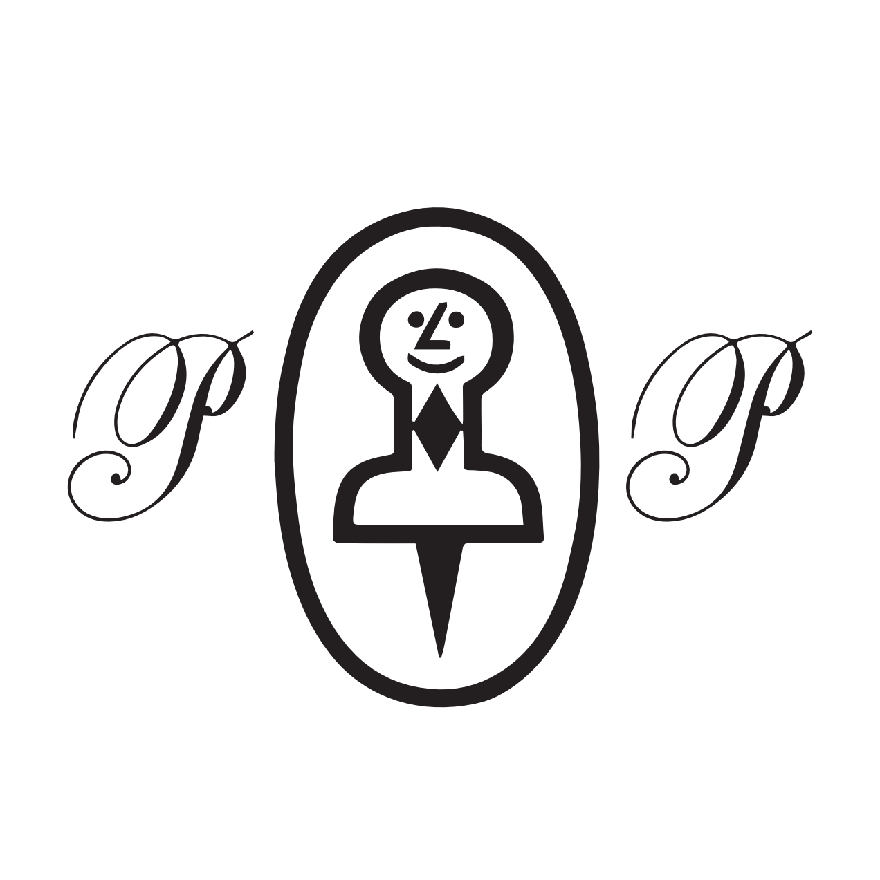 Pushpin Legendary T-Shirts『PP Pushpin Logo』-b004