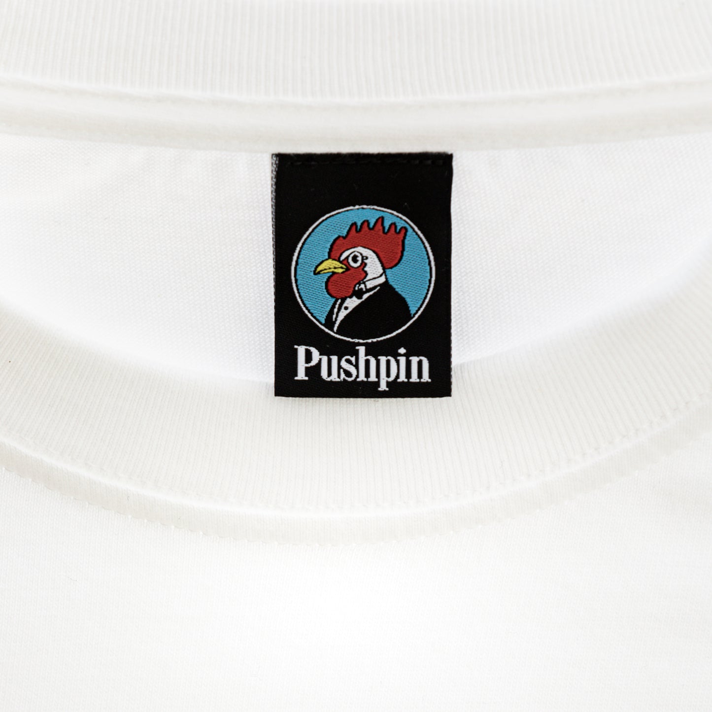 Pushpin Legendary T-Shirts『Old BW Rooster logo/The Pushpin』-b003