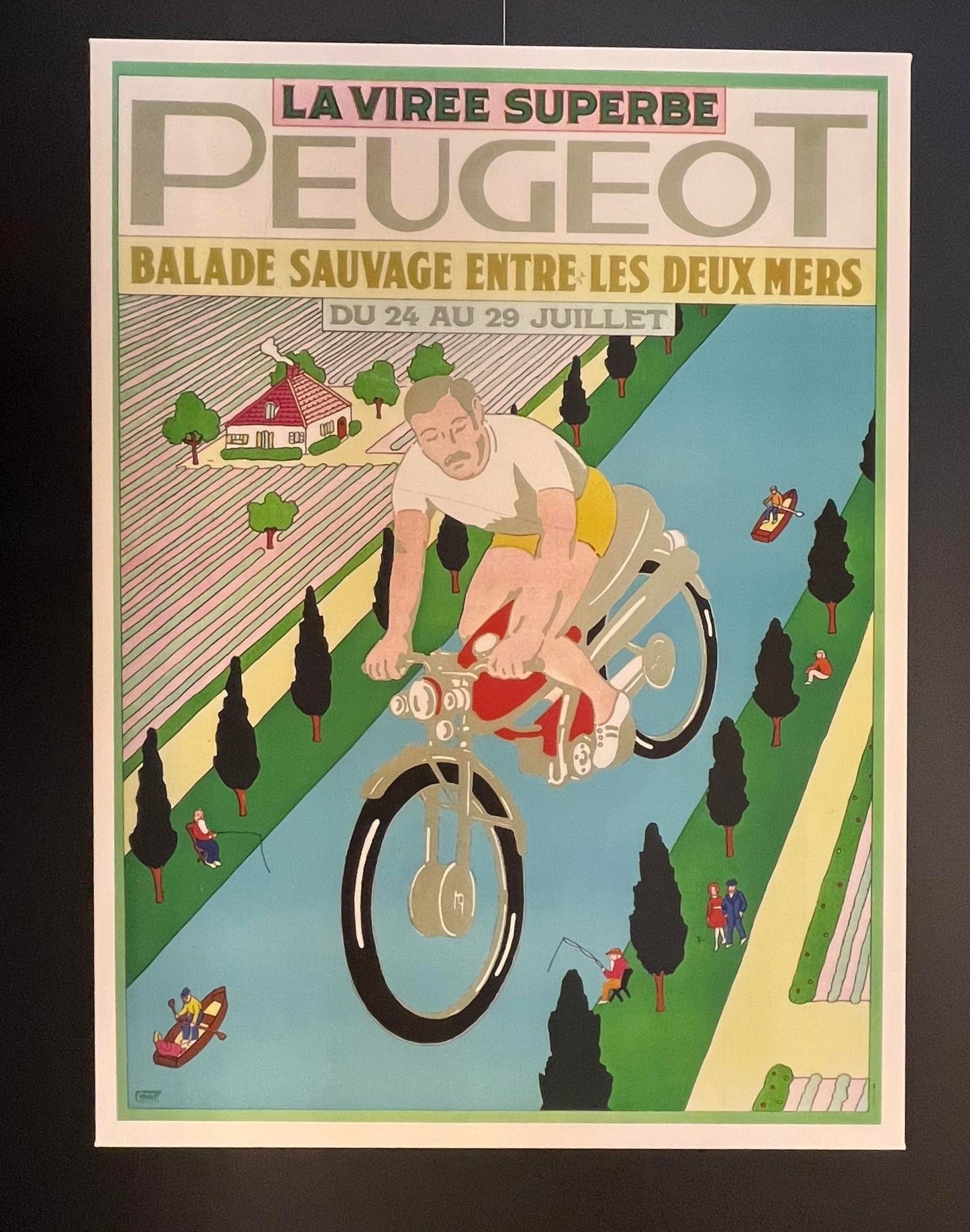 Pushpin Legendary Poster "PEUGEOT INTERPLAGES"